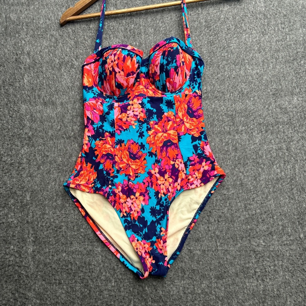 Sea Angel Swimsuit Womens Small Floral‎ One Piece